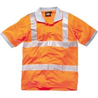 Dickies Mens Hi Vis GO/RT Polo Shirt