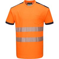 Portwest PW3 Hi Vis Cotton Comfort Short Sleeve T Shirt