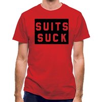 Suits Suck classic fit.