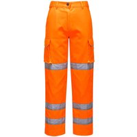 Portwest Womens Three Band Hi Vis Work Trousers