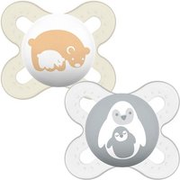 MAM Pacifier 2 pack - Start 0-2m White