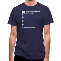 Ten Things Men Know About Women classic fit.