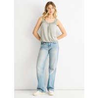 Dark Grey Round Neck Oversized Sleeveless Top