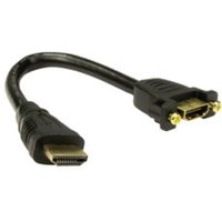 High Speed with Ethernet HDMI Stub M-F