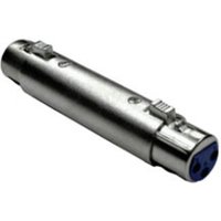XLR (F) to XLR (F) Adapter - Gold Pins