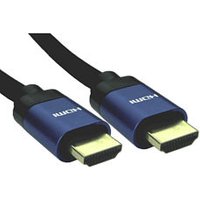 0.5m 8k HDMI Cable – HDMI 2.1 48gbs Blue Connectors 8k 60Hz