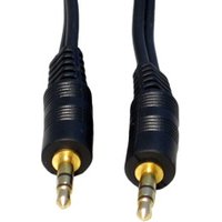 0.3m 3.5mm Stereo Jack to Jack Cable Premium