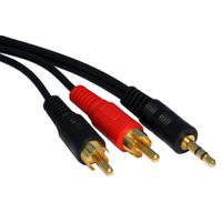 1.5m 2x Phono to 3.5mm Jack Cable
