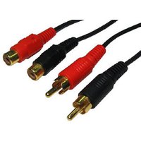 3m 2x Phono Extension Cable