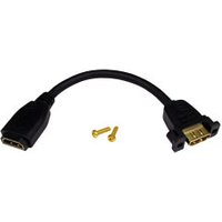HDMI Panel Mount Cable Female to Female 1.4 2.0 20cm