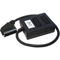 0.5m 2 Way Scart Splitter