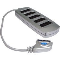 5-Way Silver Scart Splitter Box