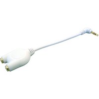 3.5mm Headphone Splitter White