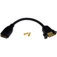 0.15m High Speed with Ethernet HDMI Stub F-F