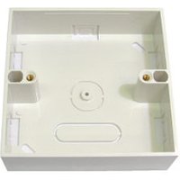 Single Back Box 27mm Patress Box Surface Mount
