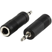 3.5mm Mono Plug to 6.35mm Stereo Socket Adapter