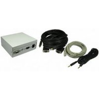 4 Port Metal Box with AV Modular Couplers 10m Kit