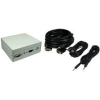 4 Port Metal Box with AV Modular Couplers 10m Kit
