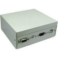 4 Port Metal Box with AV Modular Couplers