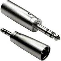 6.35mm Stereo (M) to XLR (M) Adapter – Gold Pins