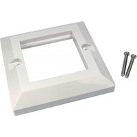 Dual Port Faceplate Frame for Euromod Wall Plate Modules