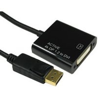 DisplayPort V1.2 to DVI-D Adapter 4k (Active)