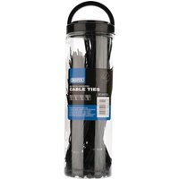Draper Assorted Black Nylon Cable Ties Pack of 650
