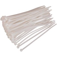 Sealey White Cable Ties 150mm 3.6mm