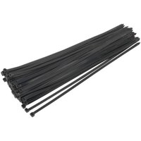 Sealey Black Cable Ties 650mm 12mm