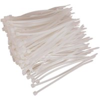 Sealey White Cable Ties 100mm 2.5mm