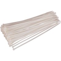 Sealey White Cable Ties 300mm 4.8mm