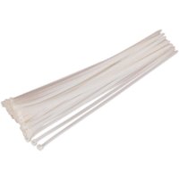 Sealey White Cable Ties 450mm 7.6mm
