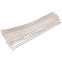 Sealey White Cable Ties 380mm 4.8mm