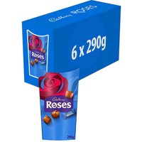 Cadbury Roses Chocolate Carton 290g (Box of 6)