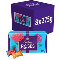 Cadbury Roses Chocolate Gift Carton 275g Box of 8