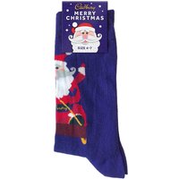 Cadbury Secret Santa Christmas Socks- Med