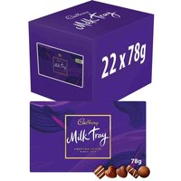 Cadbury Milk Tray Chocolate Box 78g Box of 22