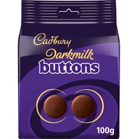 Cadbury Darkmilk Chocolate Giant Buttons Bag 100g