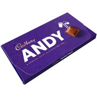 Cadbury Andy Dairy Milk Chocolate Bar with Gift Envelope
