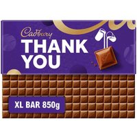 Dairy Milk Thank You Gift Chocolate Bar 850g
