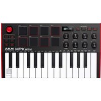 Akai Professional MPK Mini MK3 25-Key Ultra-Portable USB MIDI – Red Grade Good Used