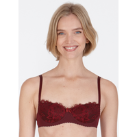 Little Women Burgundy Beauty Non Wired Fixed Padded Balconette Bra