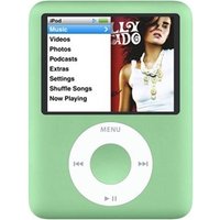 Apple iPod Nano Video 3rd Generation 8GB – Green Grade Fair Used