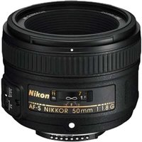 Nikon AF-S Nikkor 50mm f/1.8G Black Lens Used