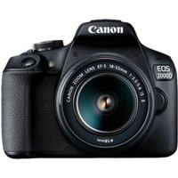 Canon EOS 2000D Black + 18-55mm IS II Grade Good Used