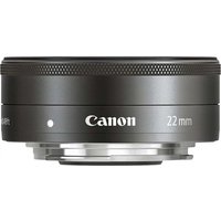 Canon EF-M 22mm f/2 STM Black Lens Used