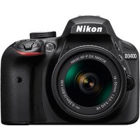 Nikon D3400 Black + AF-P DX 18-55mm VR Grade Good Used