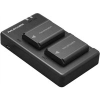 RAVPower NP-FW50 Camera Battery Charger Set for Sony Batteries (2 Battery) Used