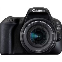Canon EOS 200D Black + 18-55mm IS STM Grade Good Used