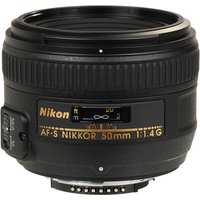 Nikon AF-S Nikkor 50mm f/1.4G Black Lens Used